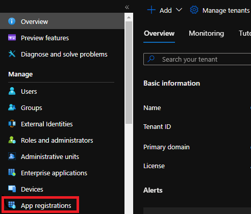 Expired client secret shown in the portal.